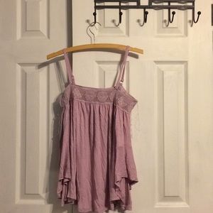 Pink hippie laced off the shoulderfrom Aeropostale